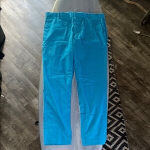 Turquoise Blue Lightweight Dress Pants 34x32 INC